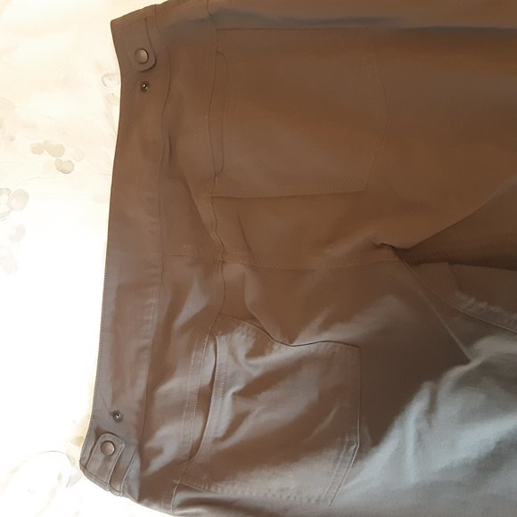 MEC Women's Outdoor Tech Pants Taupe Grey Size 12 - Picture 10 of 14